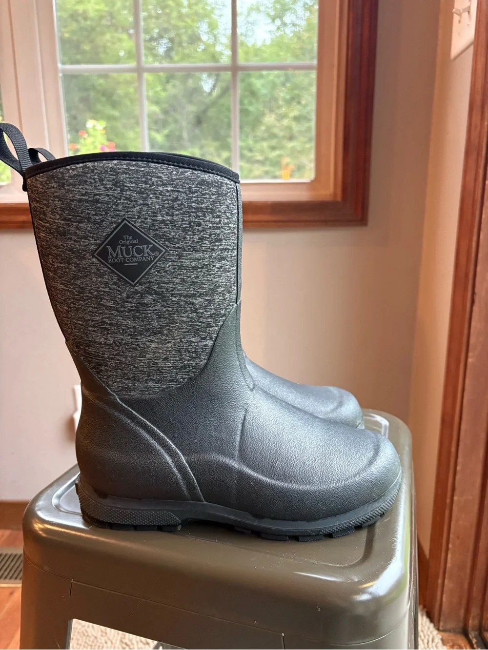 Muck Boot Company Kids' Black/Grey All-Weather Waterproof Boots